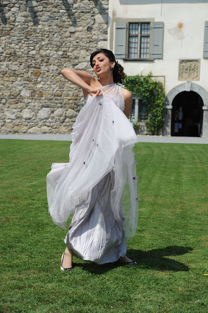 Glamorous Actress Kajal Agarwal Photos In White Dress 5